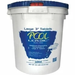 Pool Logic 50 Pound 3 Inch Chlorine Tabs
