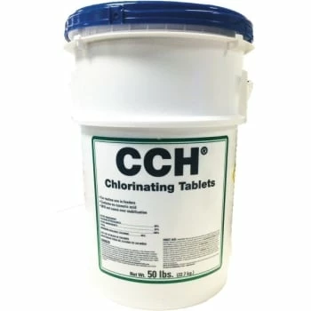 Cch Products 50 Lbs. 2-5/8 In. Chlorinating Calcium Hypochlorite Tablets