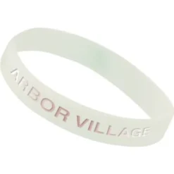 Custom Pool Pass Bracelet, White, Youth, Package Of 100