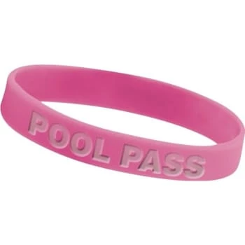 Custom Bracelet Pool Pass (Pink) (100-Pack)