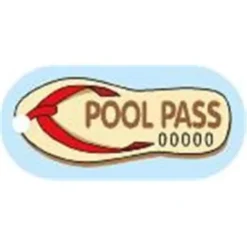 Pool Pass Flip Flop, Package Of 100