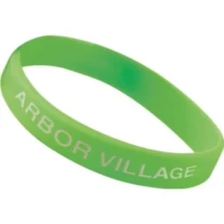 Custom Pool Pass Bracelet, Green, Youth, Package Of 100