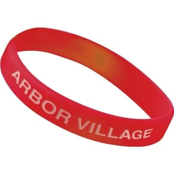 Custom Pool Pass Bracelet, Red, Adult, Package Of 100