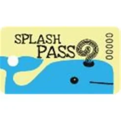 Pool Pass Blue Whale, Package Of 100