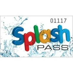 Pool Pass Splash, Package Of 100