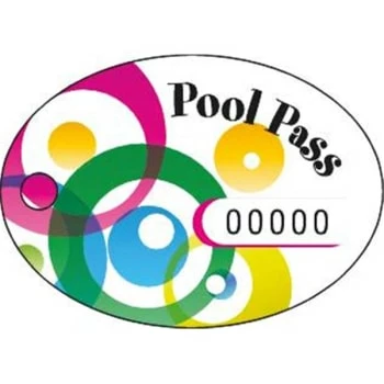 Pool Pass Color Splash, Package Of 100