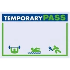 Hd Supply 3 X 2 In Rectangle Personalized Temporary Recreational Pass (100-Pack)