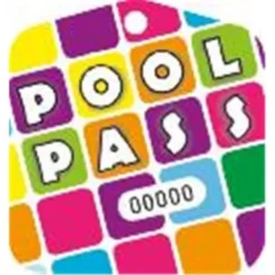 Pool Pass Square, Package Of 100