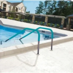 Hd Supply 8 Ft Aqua Teal Safety Grip Handrail Cover