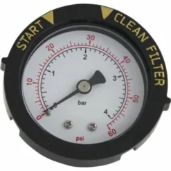 Pentair Oem Pressure Gauge W/ Indicator Rear Mount