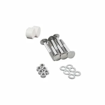 Inter-Fab Stainless Steel Bolt Kit & Bumpers For 3 Tread Ladders